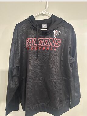 CSA Falcons Football Black Pullover Hoodie